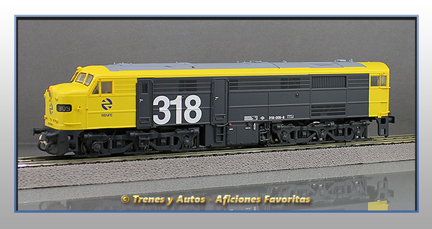 Locomotora diésel Alco Serie 318/1809 "Taxi" - Renfe