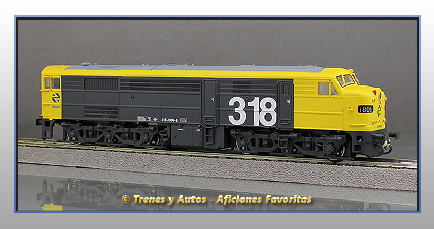 Locomotora diésel Alco Serie 318/1809 "Taxi" - Renfe