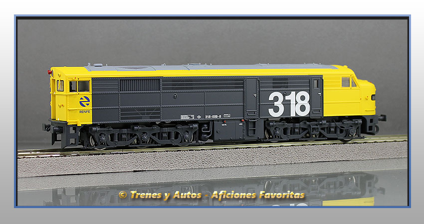 Locomotora diésel Alco Serie 318/1809 "Taxi" - Renfe
