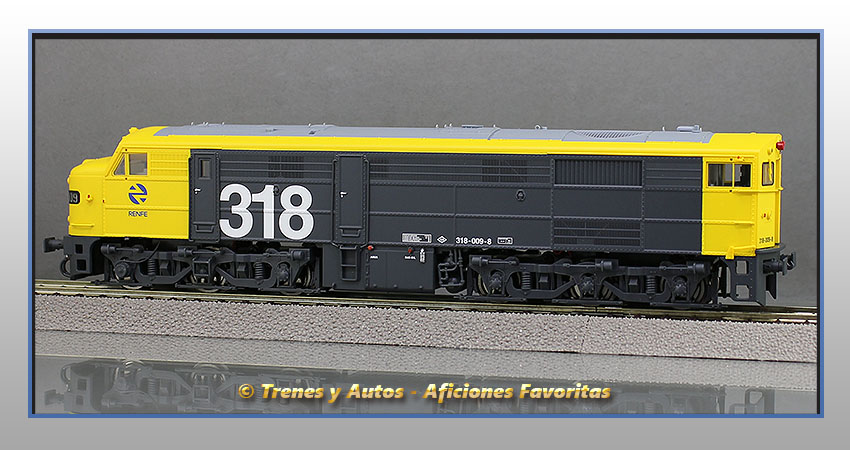 Locomotora diésel Alco Serie 318/1809 "Taxi" - Renfe