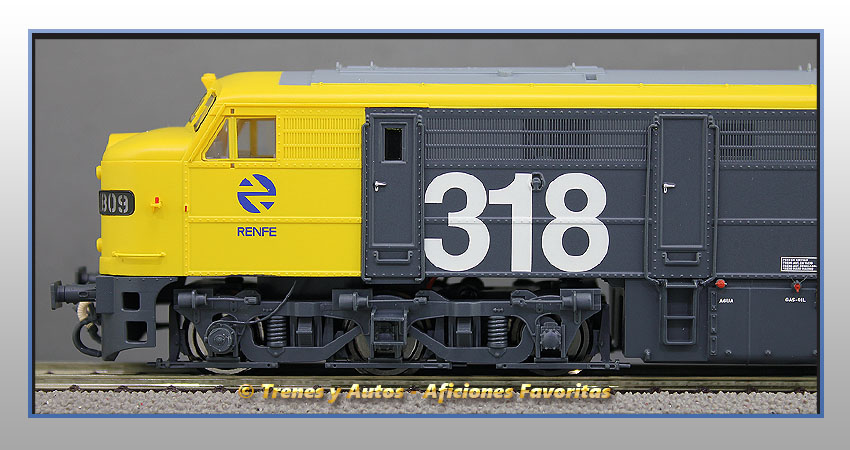 Locomotora diésel Alco Serie 318/1809 "Taxi" - Renfe