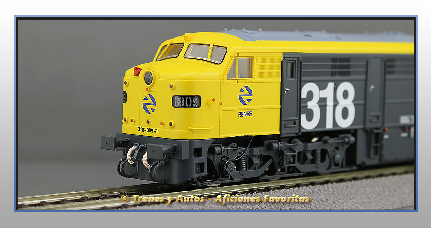 Locomotora diésel Alco Serie 318/1809 "Taxi" - Renfe
