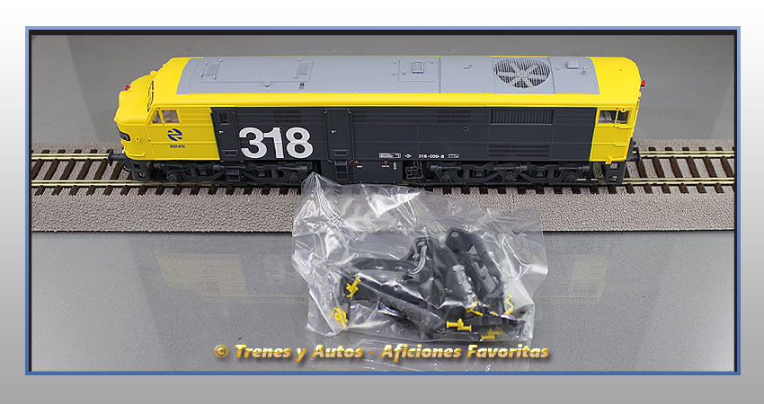 Locomotora diésel Alco Serie 318/1809 "Taxi" - Renfe (Complementos)