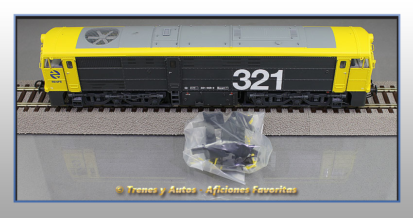 Locomotora diésel Alco Serie 321 "Taxi" - Renfe (Complementos)