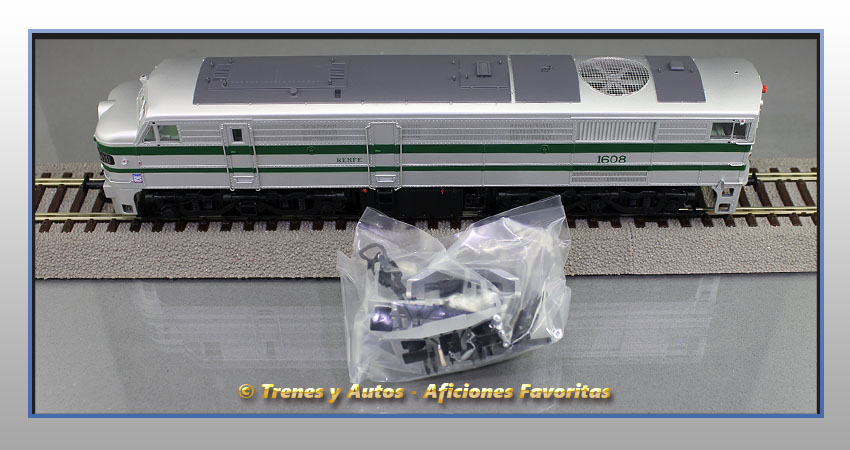 Locomotora diésel Serie 316/1608 - Renfe (Complementos)