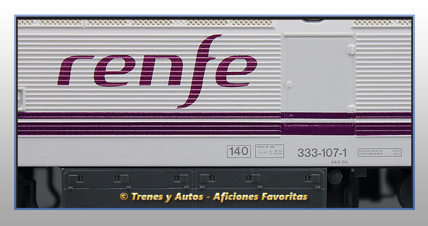 Locomotora diésel Serie 333 "Pantone" - Renfe