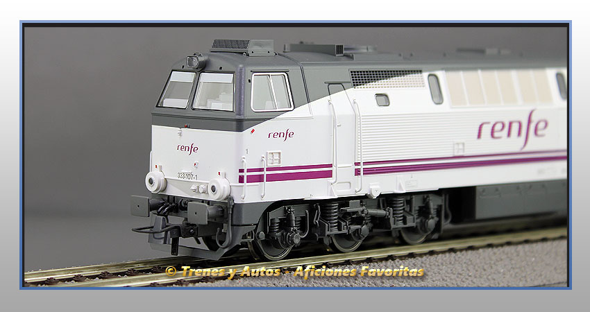 Locomotora diésel Serie 333 "Pantone" - Renfe