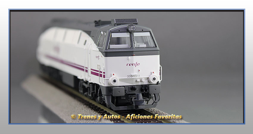 Locomotora diésel Serie 333 "Pantone" - Renfe