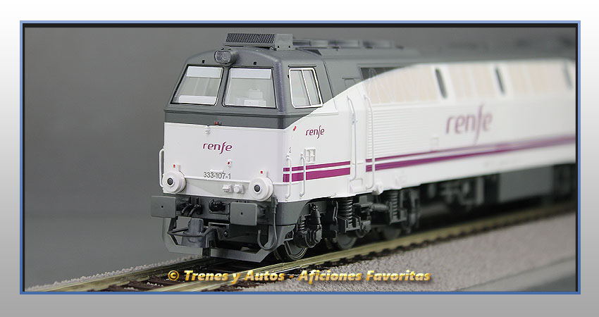 Locomotora diésel Serie 333 "Pantone" - Renfe