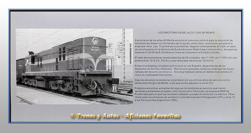Locomotora diésel Alco Serie 1300-1323 - Renfe