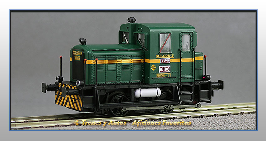 Locomotora diésel maniobras Serie 10100 "MEMË" 10106 - Renfe