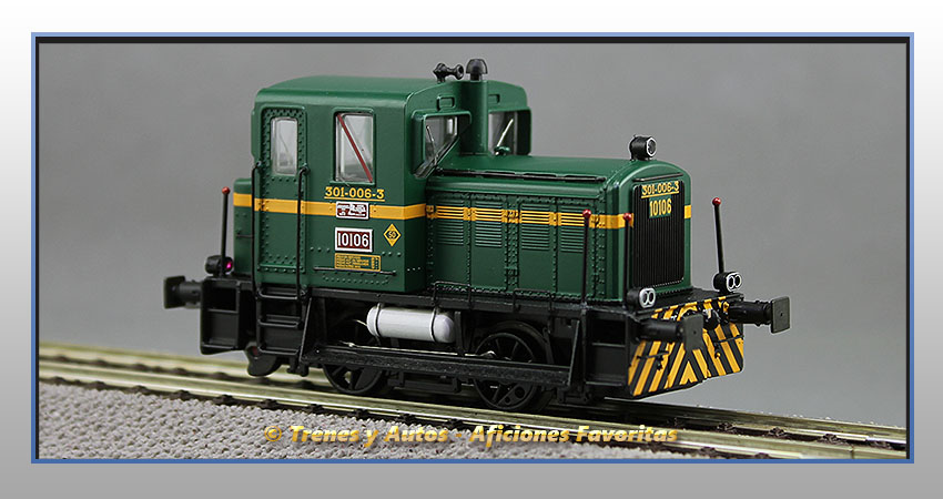 Locomotora diésel maniobras Serie 10100 "MEMË" 10106 - Renfe