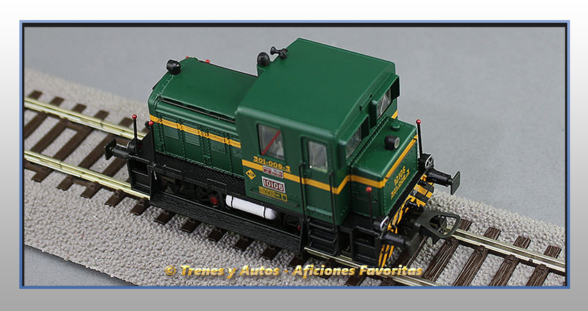 Locomotora diésel maniobras Serie 10100 "MEMË" 10106 - Renfe