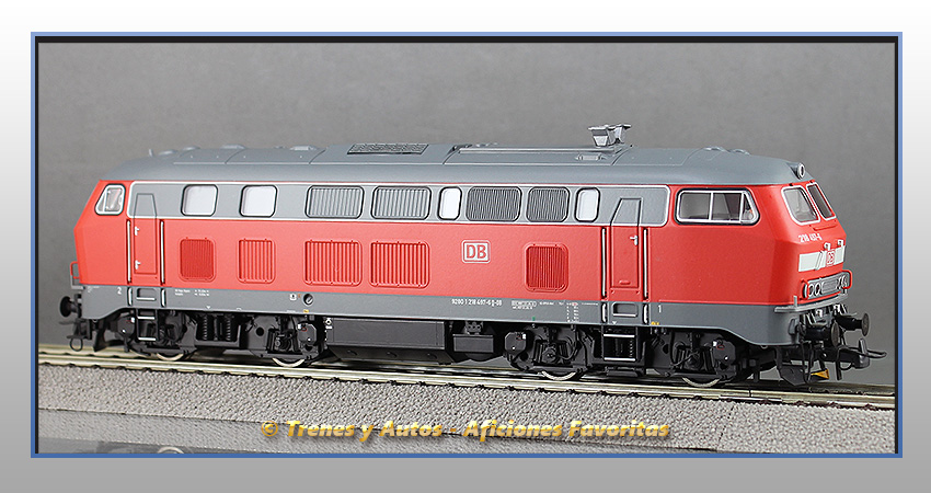 Locomotora diésel Serie 218 - DB