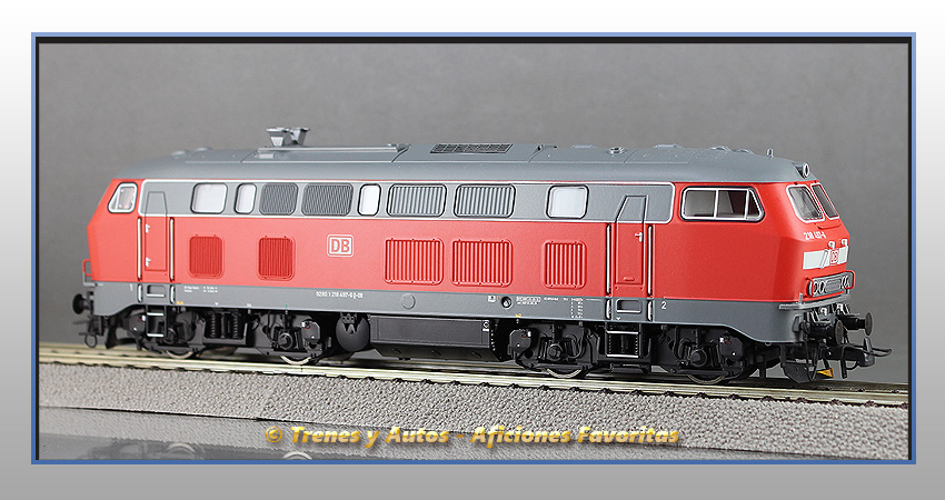 Locomotora diésel Serie 218 - DB