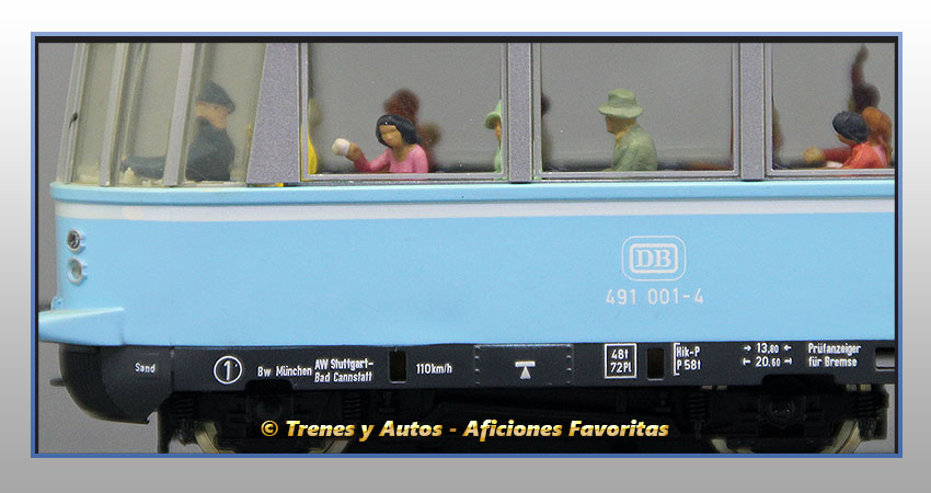 Automotor "Tren de cristal" Serie 491 - DB
