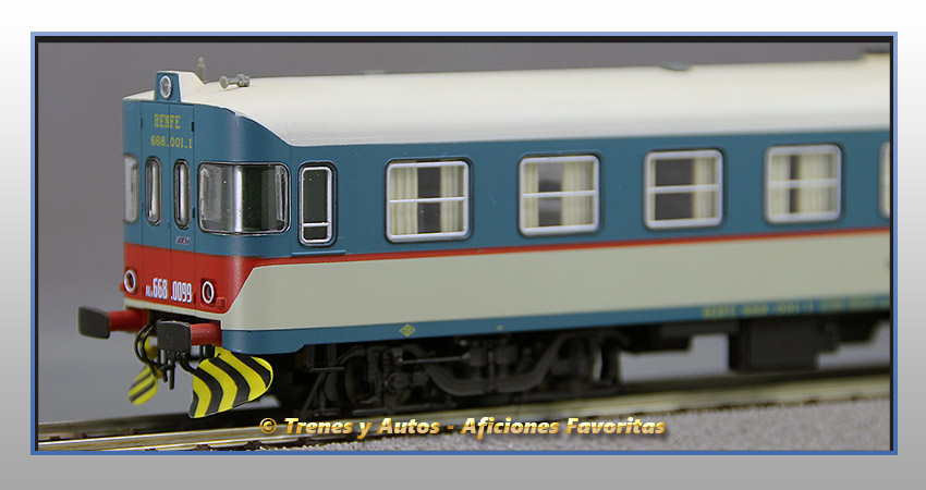 Automotor Fiat Serie 668 "Periquitos" - Renfe (Coche motor)