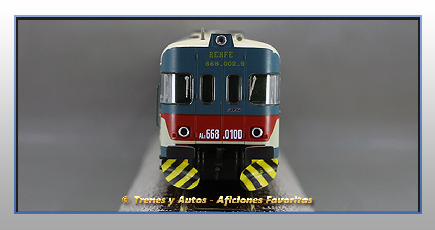 Automotor Fiat Serie 668 "Periquitos" - Renfe (Coche remolque)