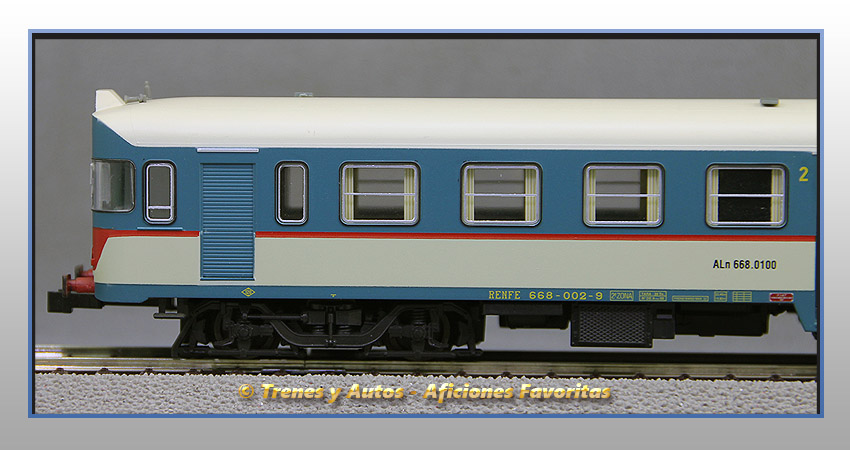Automotor Fiat Serie 668 "Periquitos" - Renfe (Coche remolque)