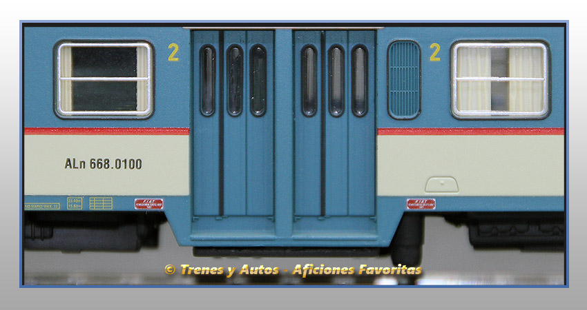 Automotor Fiat Serie 668 "Periquitos" - Renfe (Coche remolque)