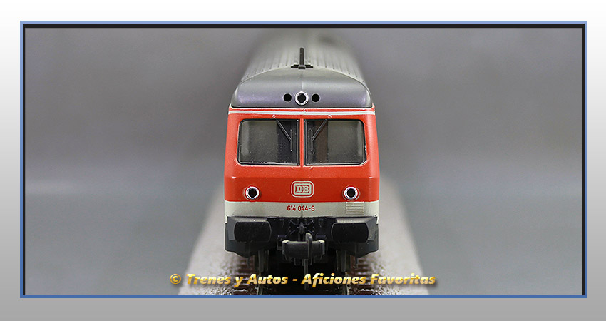 Automotor Serie 614 y coche intermedio Serie 914 - DB (Coche con cabina conducción)