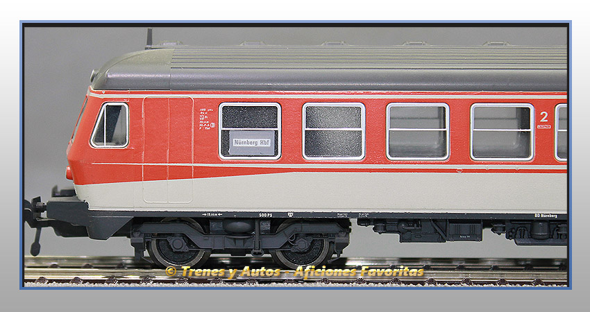 Automotor Serie 614 y coche intermedio Serie 914 - DB (Coche con cabina conducción)