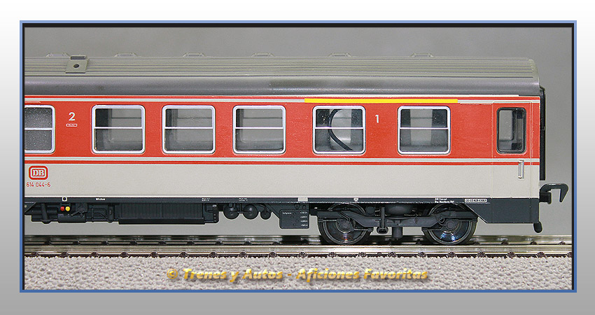 Automotor Serie 614 y coche intermedio Serie 914 - DB (Coche con cabina conducción)