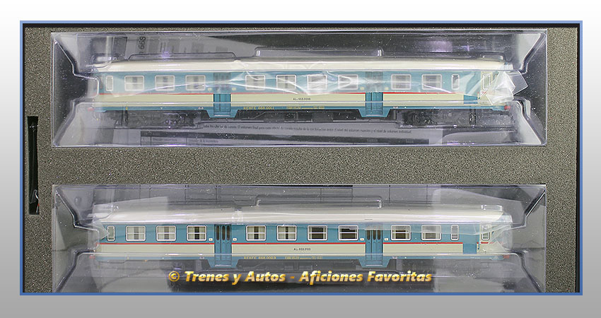 Automotor diésel y coche remolcado Serie ALn 668 - Renfe