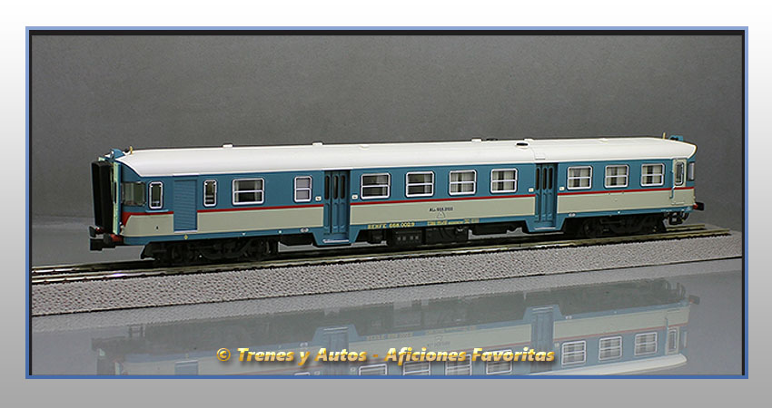 Automotor diésel Fiat Serie ALn 668 - Renfe (Coche remolque)