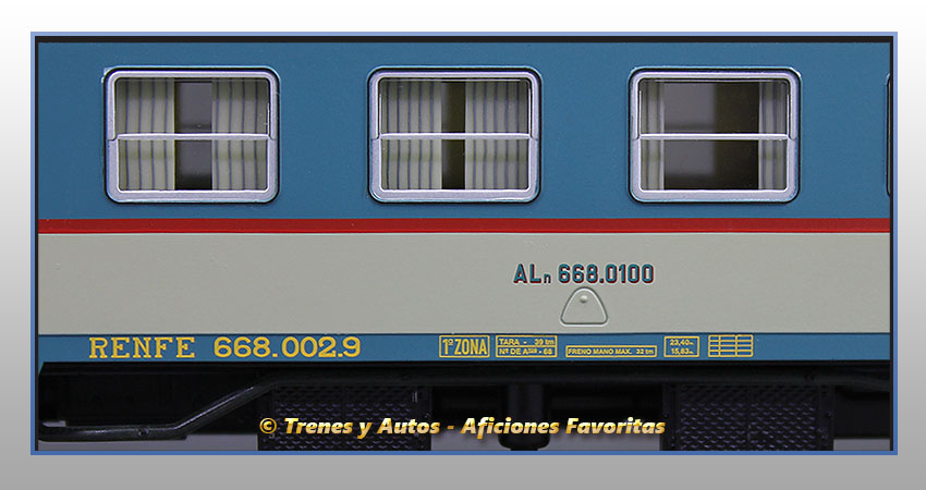 Automotor diésel Fiat Serie ALn 668 - Renfe (Coche remolque)