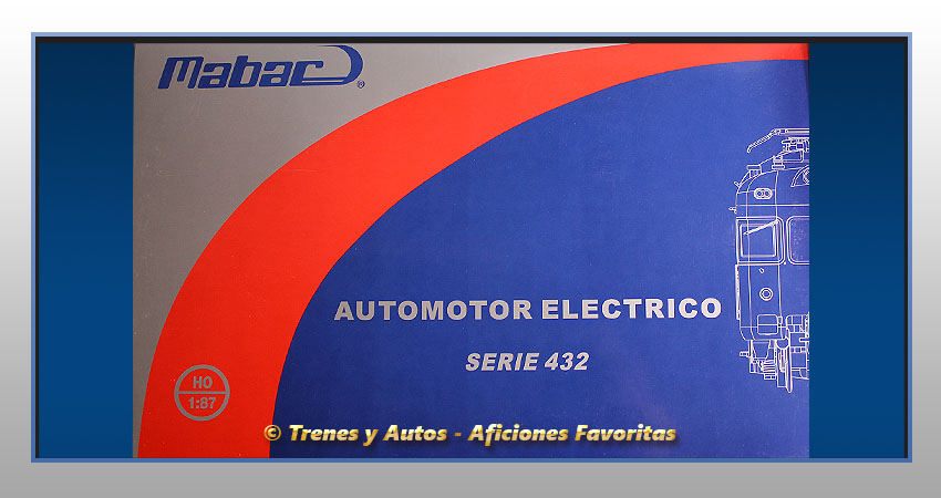Automotor eléctrico Serie 432 "Electrotren" - Renfe (Caja modelo)