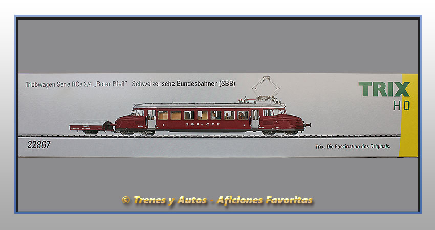 Automotor eléctrico Serie Rce 2/4 "Roter Pfeil" - SBB