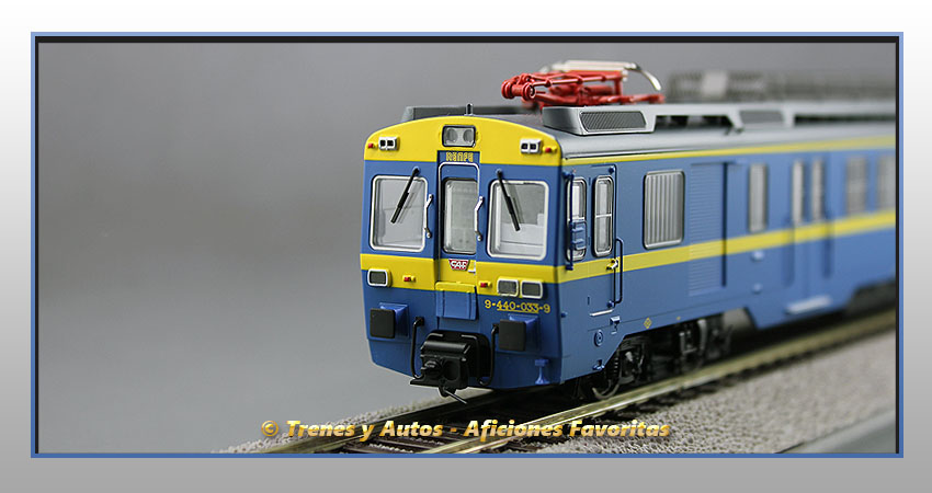 Coche motor con cabina UT 440 - Renfe