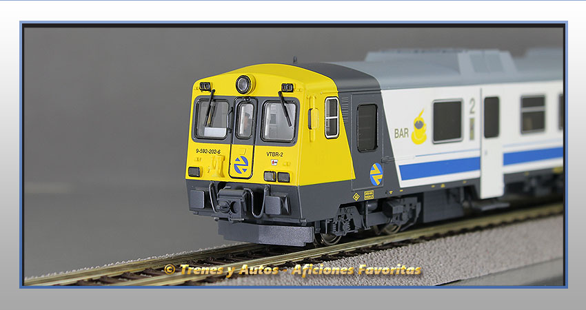 Automotor diésel 592.200 Coche 2ª Clase y Bar - Renfe