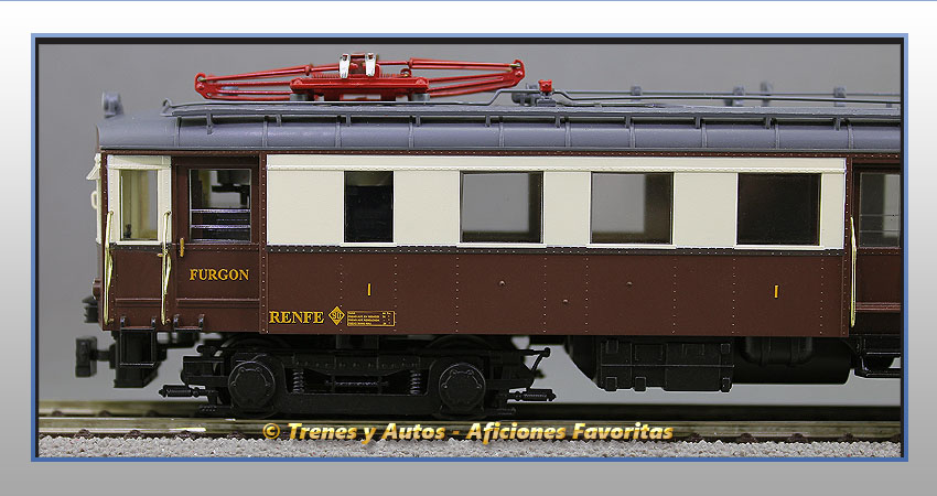 Automotor eléctrico Serie UT300 (Ex Norte) 315 - Coche 1ª y 3ª Clase y furgón - Renfe