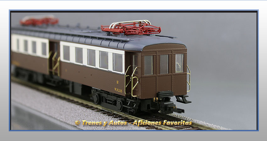 Automotor eléctrico Serie UT300 (Ex Norte) 315 - Coche 1ª y 3ª Clase y furgón - Renfe