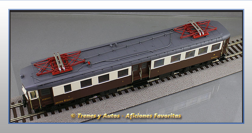 Automotor eléctrico Serie UT300 (Ex Norte) 315 - Coche 1ª y 3ª Clase y furgón - Renfe