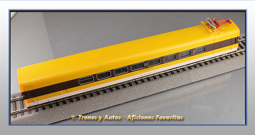 Electrotren basculante Serie 443 "El Platanito" - Coche intermedio 2ª Clase - Renfe