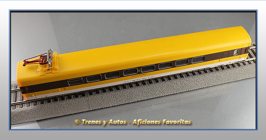 Electrotren basculante Serie 443 "El Platanito" - Coche intermedio 2ª Clase - Renfe