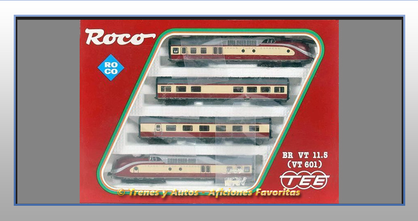Tren automotor diésel Serie 601 VT 11.5 "Helvetia" - DB