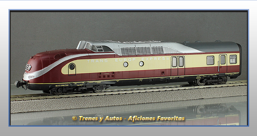 Tren automotor diésel Serie 601 VT 11.5 "Helvetia" - DB - Cabeza tractora