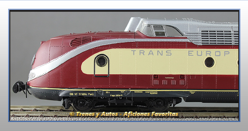 Tren automotor diésel Serie 601 VT 11.5 "Helvetia" - DB - Cabeza tractora