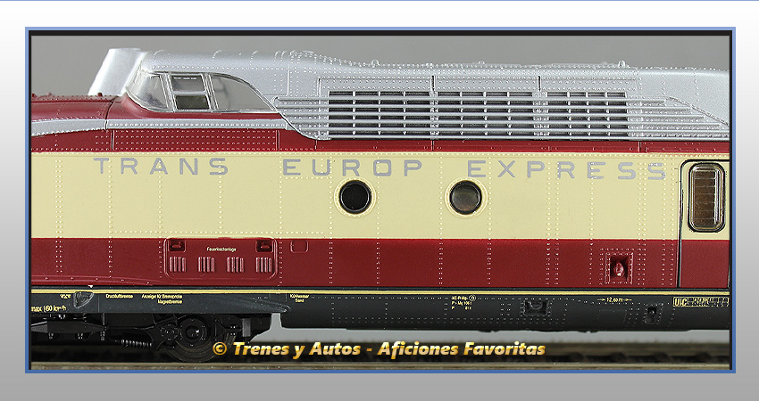 Tren automotor diésel Serie 601 VT 11.5 "Helvetia" - DB - Cabeza tractora