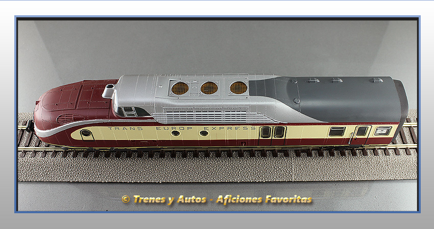 Tren automotor diésel Serie 601 VT 11.5 "Helvetia" - DB - Cabeza tractora