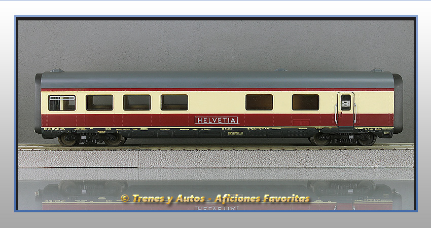 Tren automotor diésel Serie 601 VT 11.5 "Helvetia" - Coche Restaurante - DB