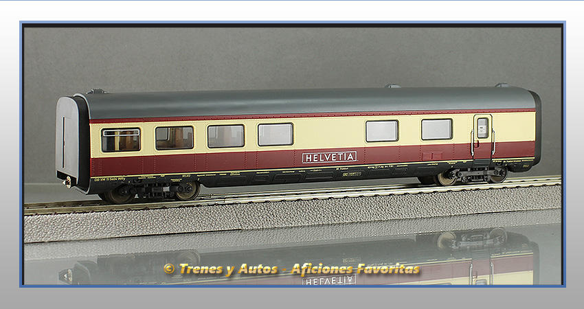 Tren automotor diésel Serie 601 VT 11.5 "Helvetia" - Coche Restaurante - DB