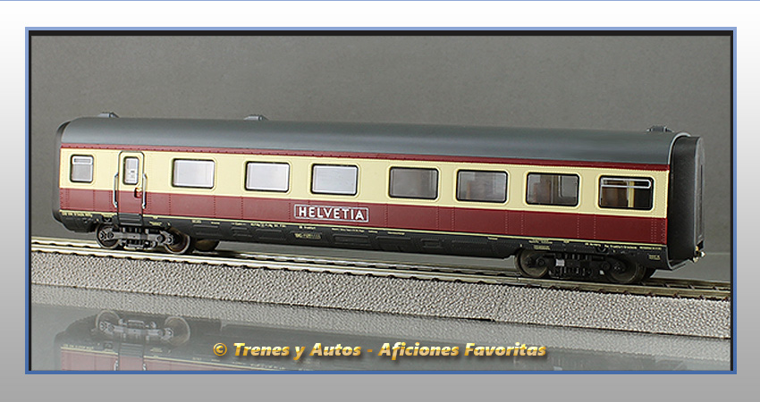 Tren automotor diésel Serie 601 VT 11.5 "Helvetia" - Coche Restaurante - DB