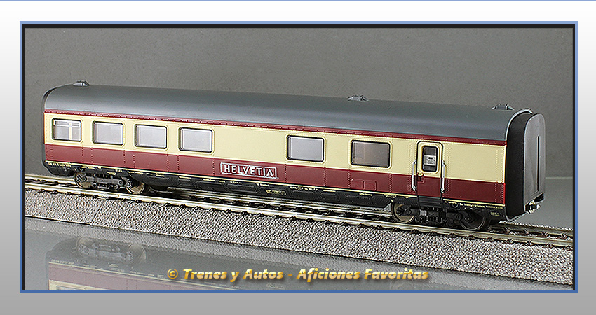 Tren automotor diésel Serie 601 VT 11.5 "Helvetia" - Coche Restaurante - DB