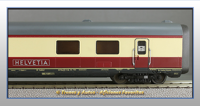 Tren automotor diésel Serie 601 VT 11.5 "Helvetia" - Coche Restaurante - DB