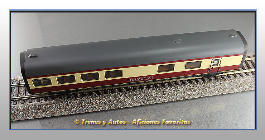 Tren automotor diésel Serie 601 VT 11.5 "Helvetia" - Coche Restaurante - DB